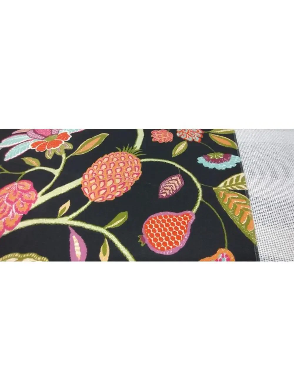Pindler Palm Court Noir Black Strange FRUIT Designer Fabric Sampler 23x23